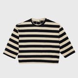 Linus stripe knit sweatshirt