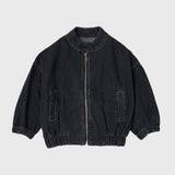 Fenn black denim jacket