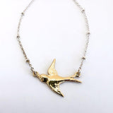 Beloved sparrow necklace