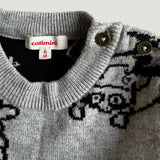 Animal pattern sweater