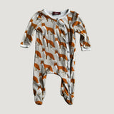 Fox print onesie